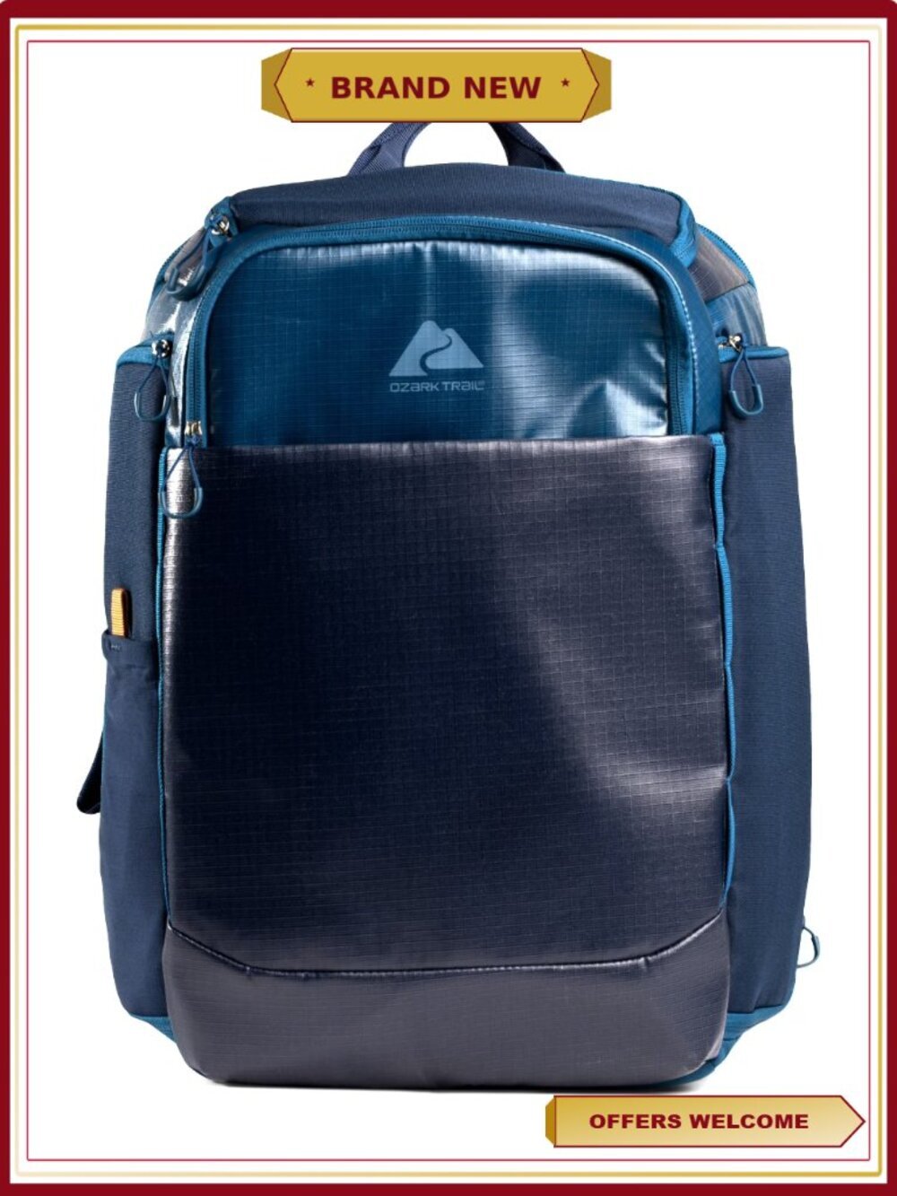 Travel Backpack with Padded Laptop Sleeve Luggage Pass-Through